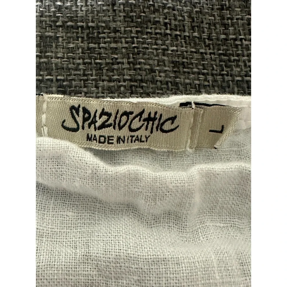 Spaziochic‎ Women's L Short Sleeve V Neck Blouse - Picture 4 of 6
